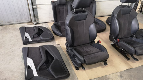 Interior complet scaune bancheta S-line cu fete de usi in stare foarte buna semi piele Audi A5 2 (F5) [2016 - 2020] S - Line Liftback 5-usi 2.0 TDI S tronic (150 hp) 110KW 150CP 8W6 F5 volan stanga S-Line LZ7S