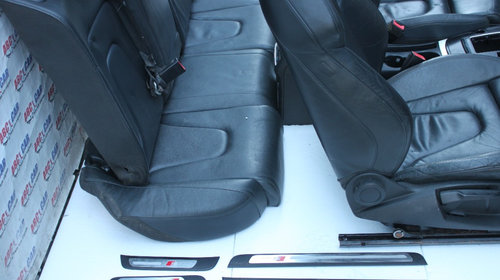 Interior din piele S-Line Audi A4 B8 8K limuzina 2008-2015