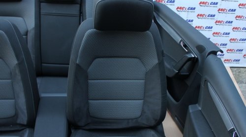 Interior full electric textil + alcantara si lumina ambientala VW Passat B7 2012-2014 Alltrack