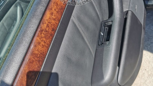 Interior piele Audi A6 C5 berlina negru incalzire scaune si bancheta
