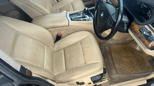 Interior piele bej incalzire scaune BMW seria 5 GT F07 530d
