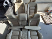 Interior piele crem cu memorii la sofer Volvo S80 , an 2009