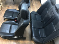 Interior piele electric Mercedes C class W204 Facelift cu încălzire negru an 2007-2014