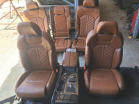 Interior Piele maro Audi Q7 4M 2015-2023 cu incalzire scaune fata, memorii sofer