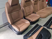 Interior piele maro BMW f01 f02 confort seria 7 cu incalzire