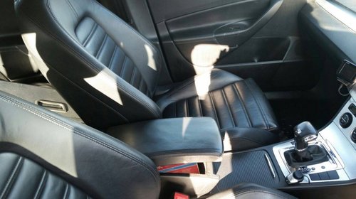 Interior piele neagra full electric si incalzire vw passat b6 combi