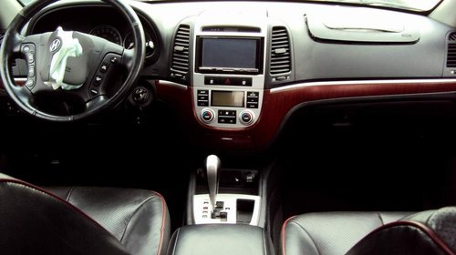 Interior piele neagra Hyundai Saanta fe 2.2 c