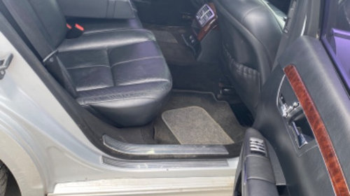 Interior piele scaun bancheta reglabila individual negru sofer S Class w221 s320 motor 3.0cdi LONG