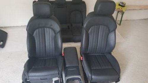 Interior piele scaune bancheta Audi A6 4G C7 s-line