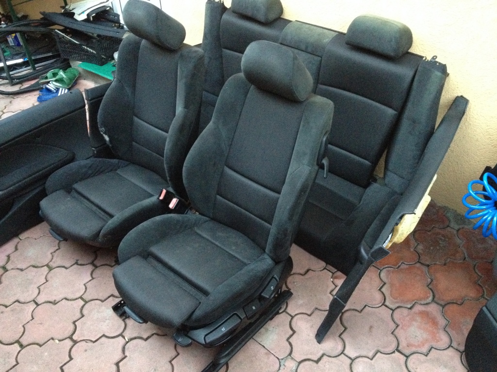Interior Recaro alcantara complet,scaune BMW E46 coupe 1770297208