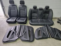 Interior scaune bancheta piele neagră cu incalzire bmw f10 f11