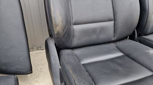 Interior scaune bancheta piele neagră cu încălzire fata bmw f10