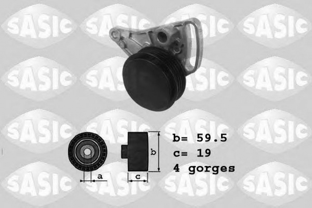 Intinzator curea AUDI A4 Avant 8D5 B5 SASIC 1626048