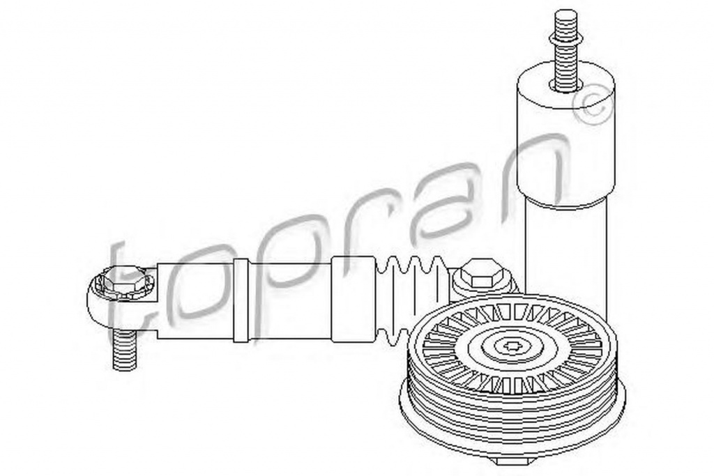 Intinzator curea AUDI A4 Avant 8D5 B5 TOPRAN 109150