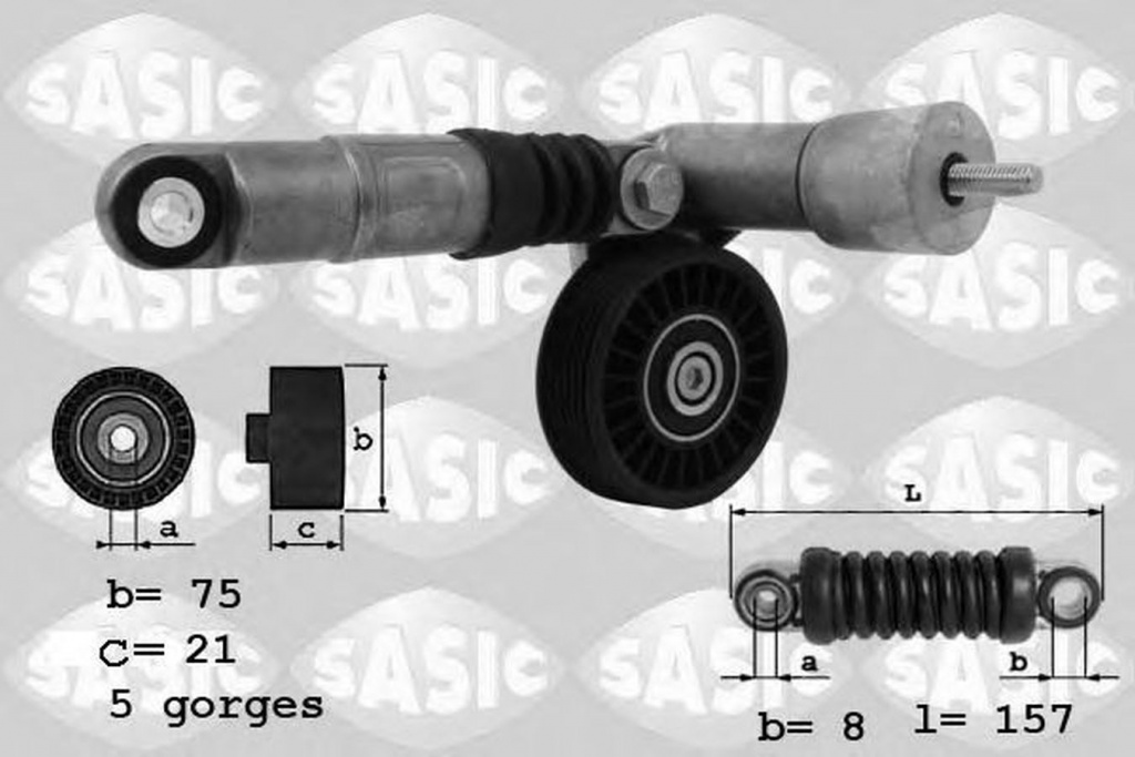 Intinzator curea AUDI A6 Avant 4B5 C5 SASIC 1626047