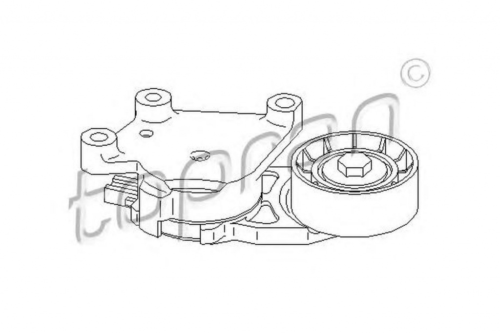 Intinzator curea CITROEN C4 Picasso I UD TOPRAN 30