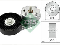 Intinzator curea, curea distributie (534066810 INA) LAND ROVER