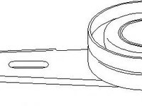 Intinzator curea, curea distributie Citroen RELAY bus (230P), PEUGEOT 806 (221), Citroen XANTIA (X1) - TOPRAN 722 406