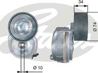 Intinzator curea curea distributie MAN TGA GATES T38638