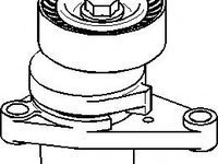 Intinzator curea, curea distributie PEUGEOT 307 (3A/C), Citroen C3 I (FC_), PEUGEOT 307 SW (3H) - TOPRAN 722 324