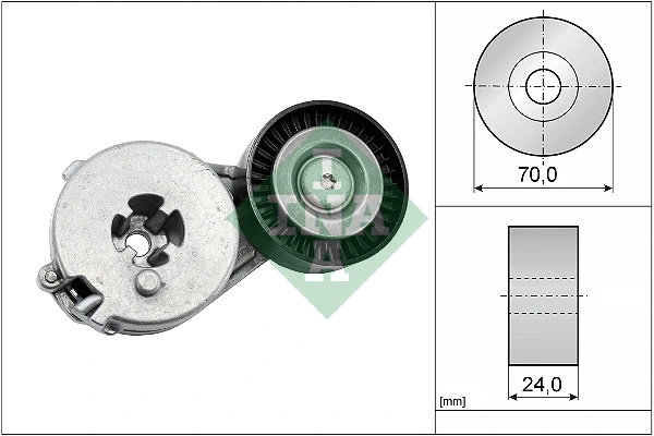 Intinzator curea distributie INA AUDI A4 B8 (8K2) 2007-2015 - 534 0333 10