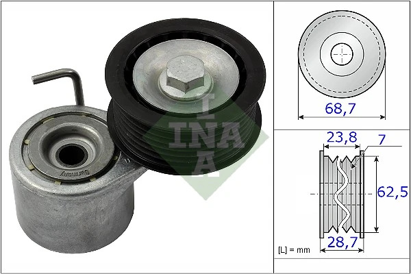 Intinzator curea distributie INA AUDI A8 D4 (4H2, 4H8, 4HC, 4HL) 2010-2018 - 534 0487 10