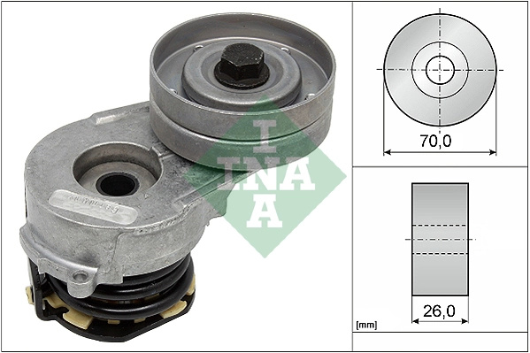 Intinzator curea distributie INA OPEL CORSA C Caseta/ Hatchback (X01) 2003-2012 - 534 0321 10