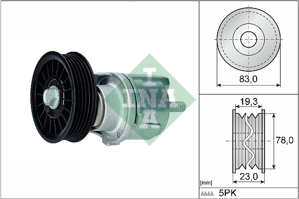 Intinzator curea distributie INA VW PASSAT B5 (3B2) 1996-2000 - 534 0185 10