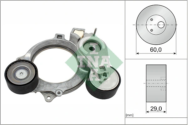 Intinzator curea distributie INA VW TIGUAN (CT1) 2023-2025 - 534 0935 10