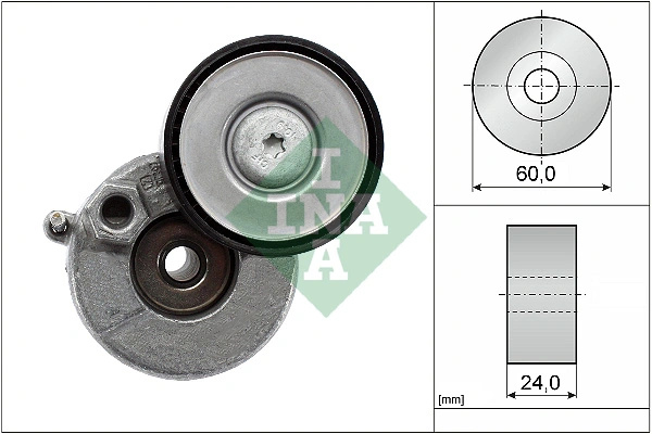 Intinzator curea distributie INA VW TRANSPORTER T6 platou / sasiu (SFD, SFE, SFL, SFZ, SJD, SJE, 2015-2024 - 534 0728 10