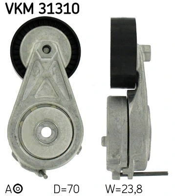 Intinzator curea distributie SKF AUDI A4 B8 Avant (8K5) 2007-2015 - VKM 31310