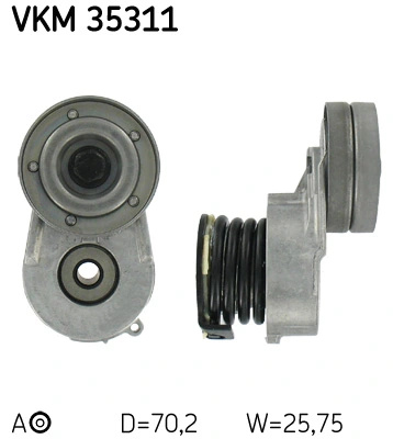 Intinzator curea distributie SKF VAUXHALL CORSA Mk II (C) (X01) 2000-2006 - VKM 35311