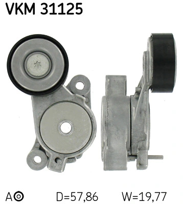 Intinzator curea distributie SKF VW BEETLE (5C1, 5C2) 2011-2016 - VKM 31125