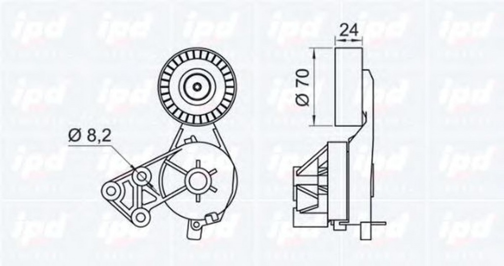 Intinzator curea SKODA OCTAVIA Combi 1U5 IPD 100857
