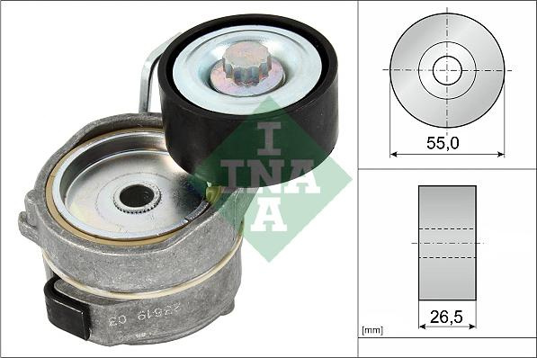 Intinzator.curea transmisie Multi-V belt tensioner DS DS 3 DS 4 DS 4 II CITROEN BERLINGO BERLINGO MULTISPACE BERLINGO-MINI PEUGEOT RIFTER (E), Dubita, 09.2018 - INA 534 0653 10