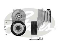 Intinzator curea transmisie Opel Astra G Z17DTL Gates