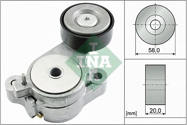 Intinzator curea transmisie VW 1,4TSI 06- - Cod intern: M20360408 - LIVRARE DIN STOC in 24 ore!!!