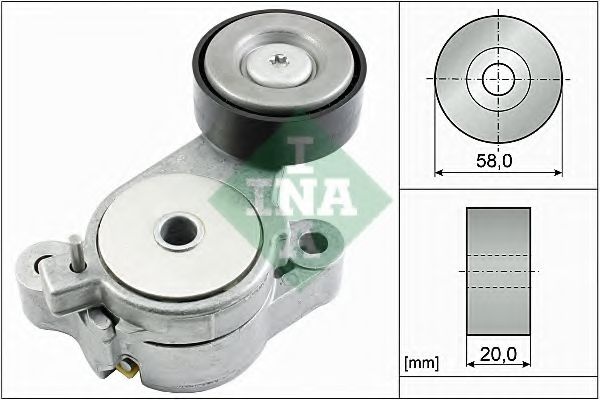 Intinzator,curea transmisie VW EOS (1F7, 1F8) (200