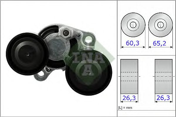Intinzator curea trapezoidala BMW 6 cupe (F13) - C