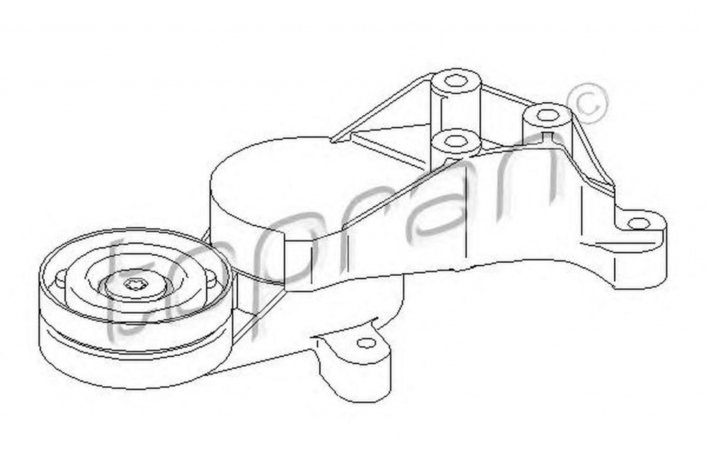 Intinzator curea VW CADDY II combi 9K9B TOPRAN 109799