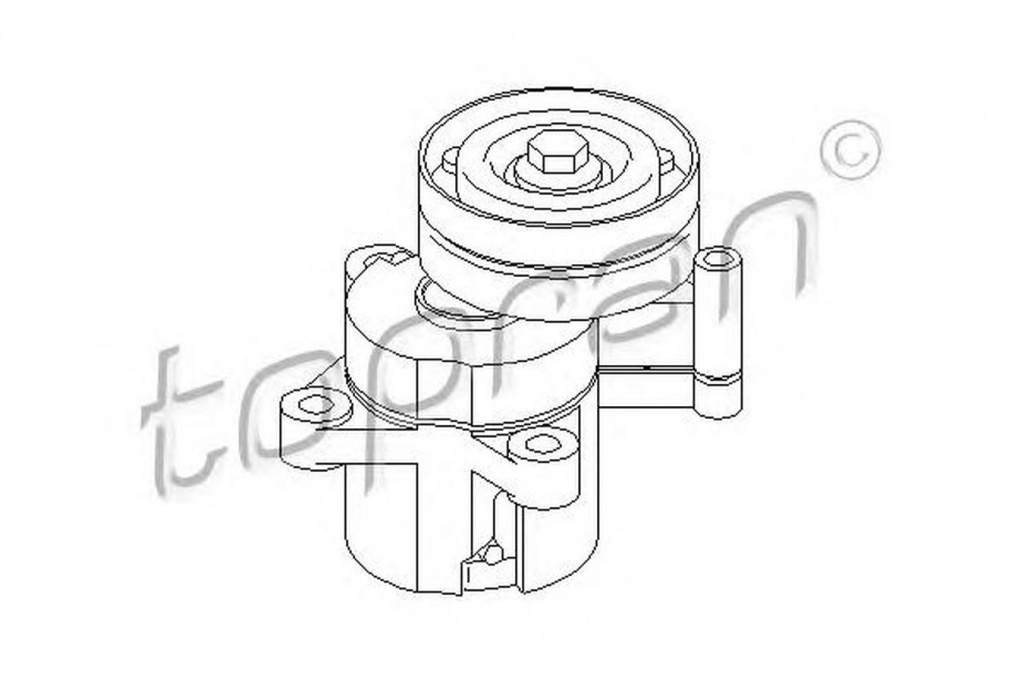 Intinzator curea VW CADDY II combi 9K9B TOPRAN 109796