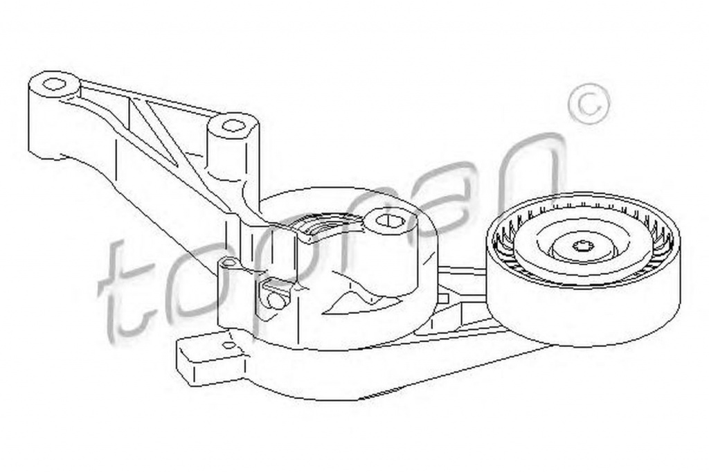 Intinzator curea VW EOS 1F7 1F8 TOPRAN 111529