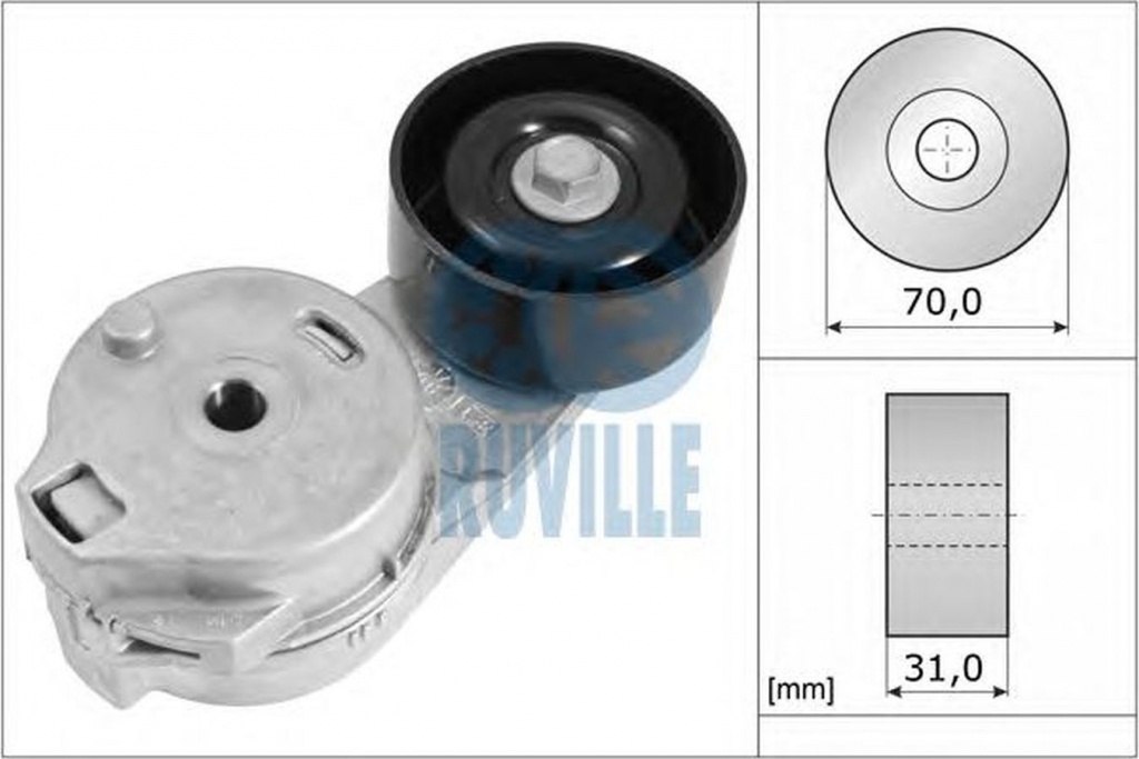 Intinzator curea VW LT 28-35 II bus 2DB 2DE 2DK RUVILLE 56331