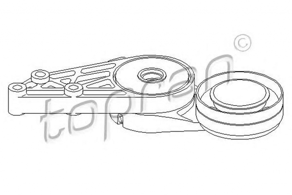 Intinzator curea VW PASSAT Variant 3B6 TOPRAN 108416