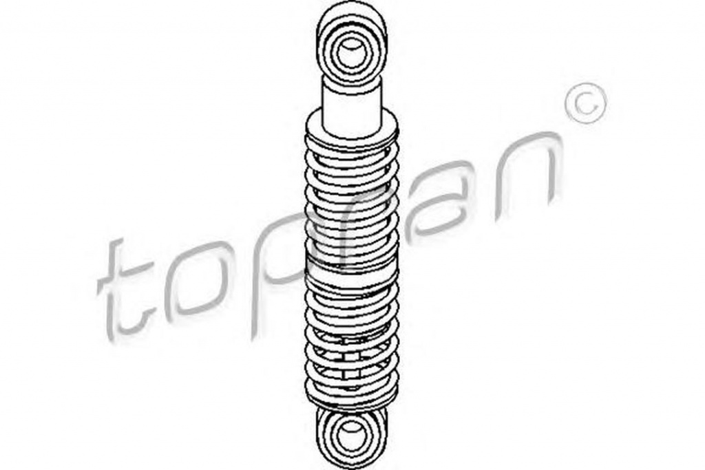 Intinzator curea VW PASSAT Variant 3B6 TOPRAN 109806
