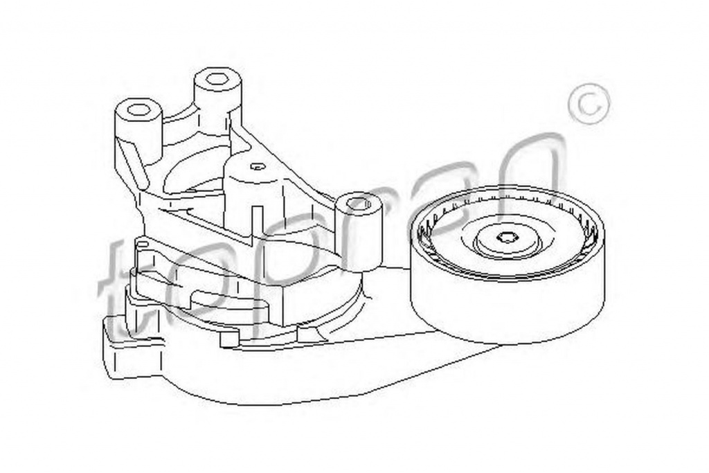Intinzator curea VW PASSAT Variant 3C5 TOPRAN 113207