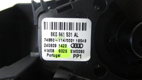 Intrerupator lumini original Audi A4 8K, A5 8T, Q5 8R cod: 8K0941531AL