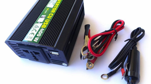 Invertor Auto Ro Group 12V-220V 400W EL2106