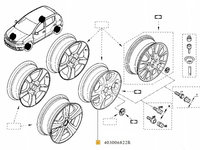 Janta aliaj 15" Dacia Dokker Lodgy