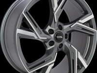 Janta aliaj ARCASTING ENEA Matt Anthracite Polished CB66.6 5/112 19X8.5 ET45